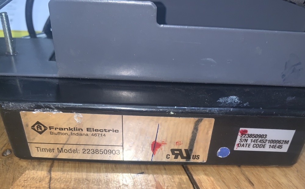 Franklin Electric Fillon Technologies Timer Model 223850903