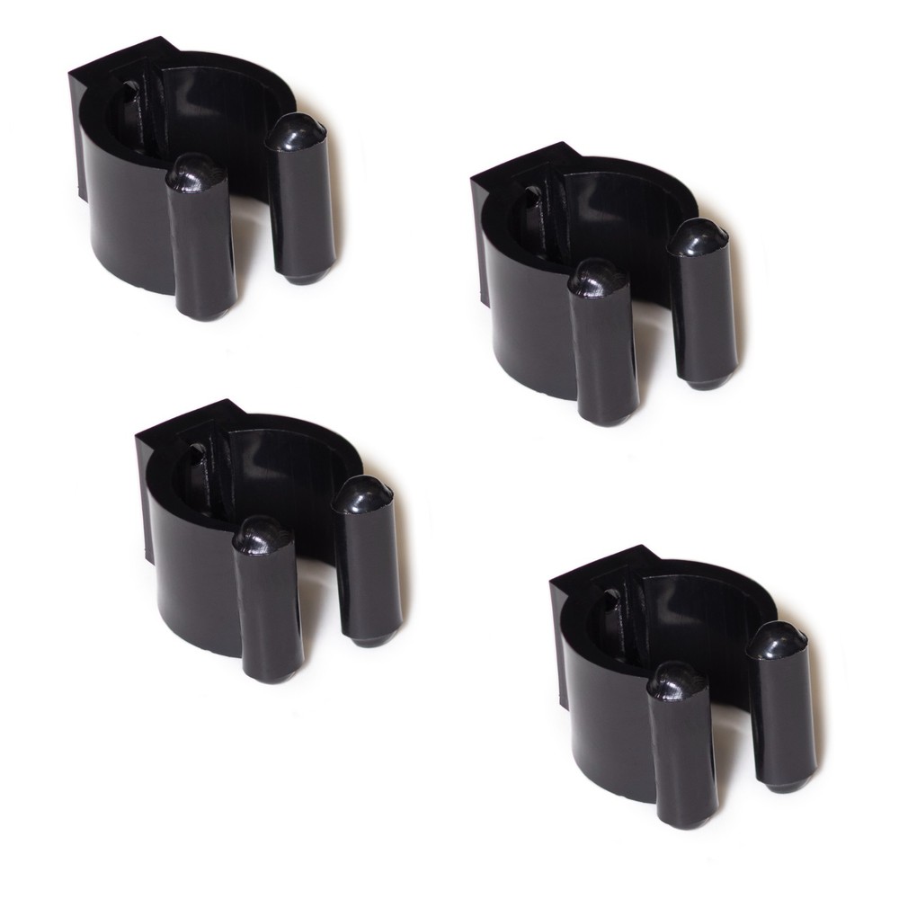 OKKO Billiard Pool Cue Rack Plastic Replacement  Clips 21 mm – Black – 4 Pack