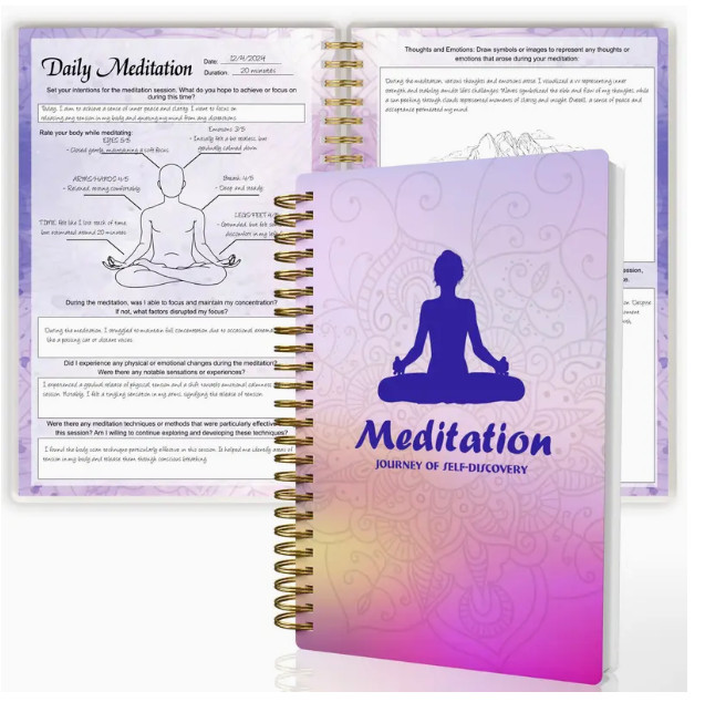 Meditation Journal Workbook Notebook A5 New