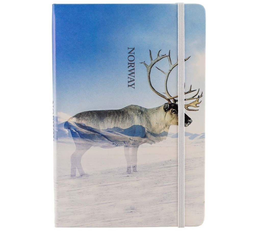 Norway Reindeer Notebook, NEW