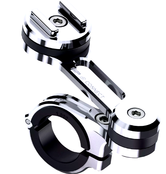 SP Connect - SPC+ - Bar Clamp Mount Pro - Chrome