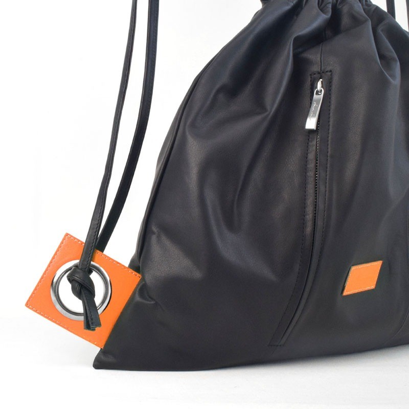 MADA [kawa-Re] Drawstring Backpack (1523BKOR)