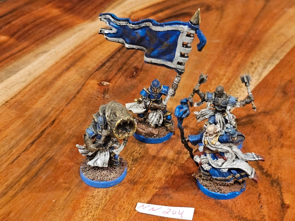 FFG Runewars Miniatures Game Daqan - Infantry Command Unit Expansion Painted