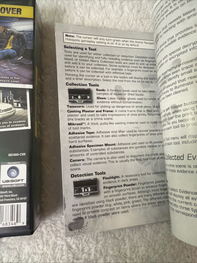 CSI Hard Evidence PC CD ROM 2007 CIB COMPLETE IN BOX