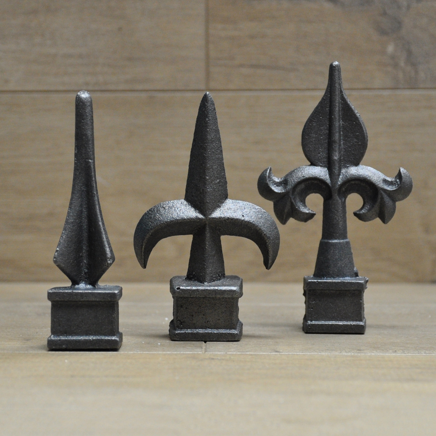 3/4" Cast Iron Spear, Finial, Spire, Ornamental Fence Topper Wrought Iron