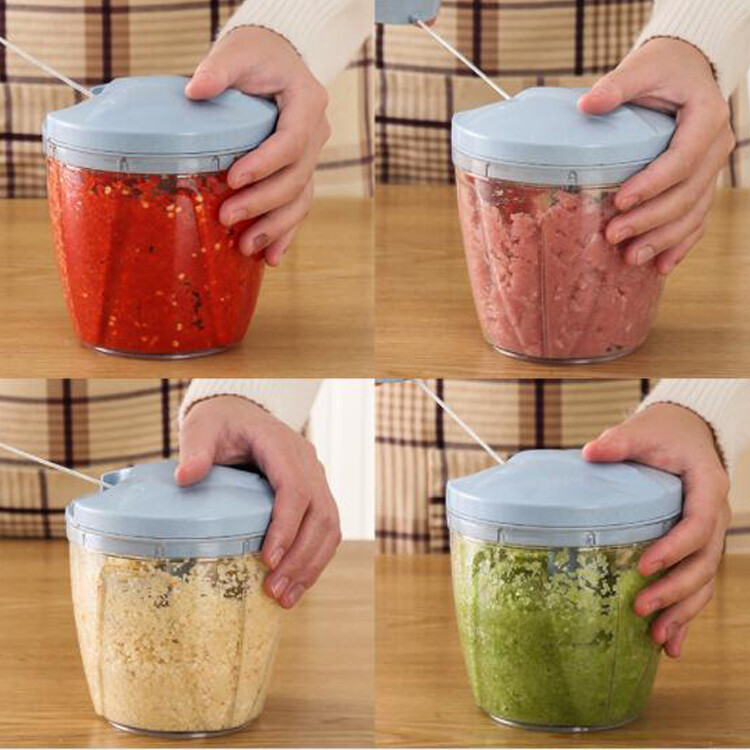 Multi-Function Manual Pulling Food & Vegetable Chopper Cutter Shredder