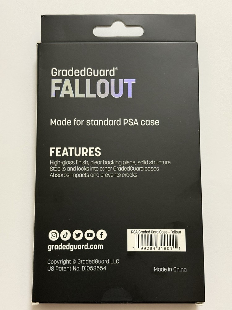 GradedGuard PSA Graded Card Case Guard Protector FALLOUT Limited Edition
