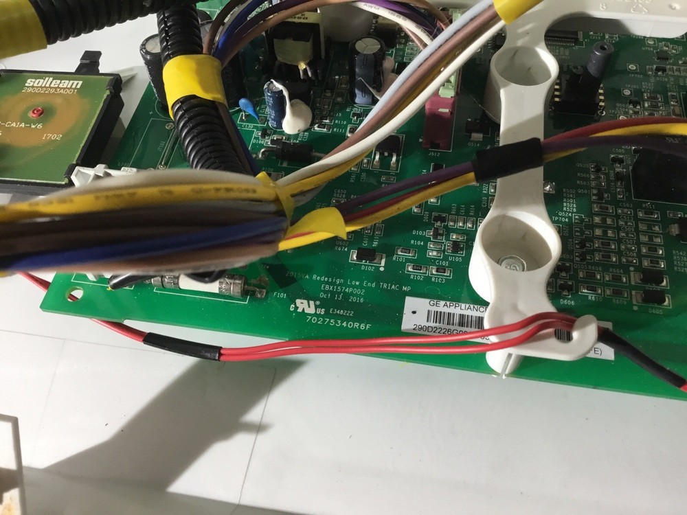 EBX1574P002 GE Washer Control Panel Assembly