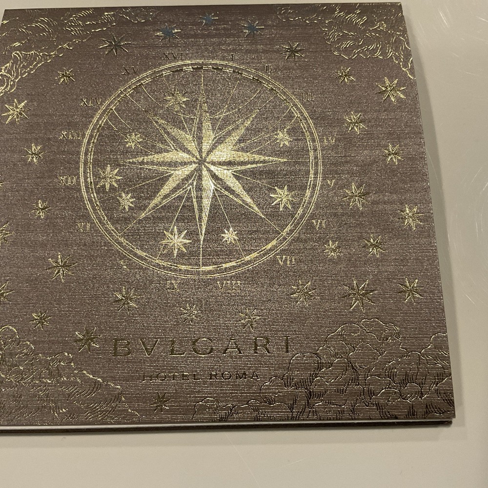 2 BULGARI BVLGARI note pads Authentic NEW