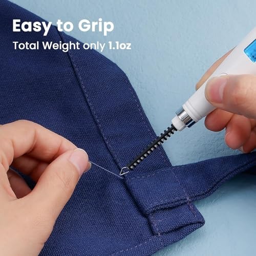 Thread Burner, USB Rechargeable Thread Zapper with LCD Display, Burn White a