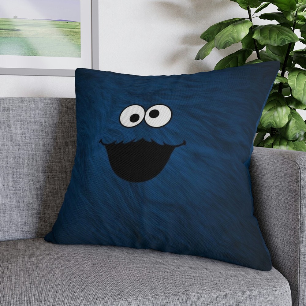 Cookie monster pillowcase dark blue