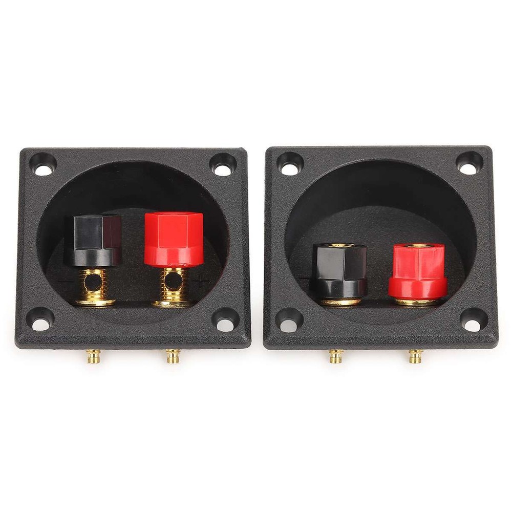 Subwoofer Square Speaker Box Sub Push Spring Terminal Clip Connector