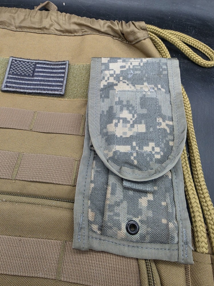 Highland Tactical Back Pack Bag with Drawstring Mesh Shoulder Straps