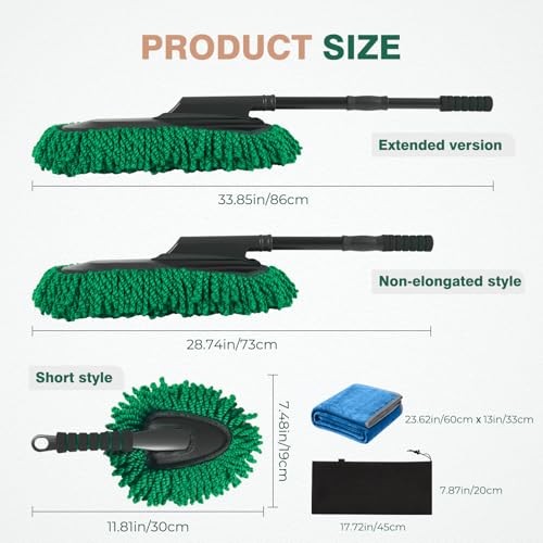 Extendable Microfiber Car Duster Kit - Extendable Car Duster Carduster02