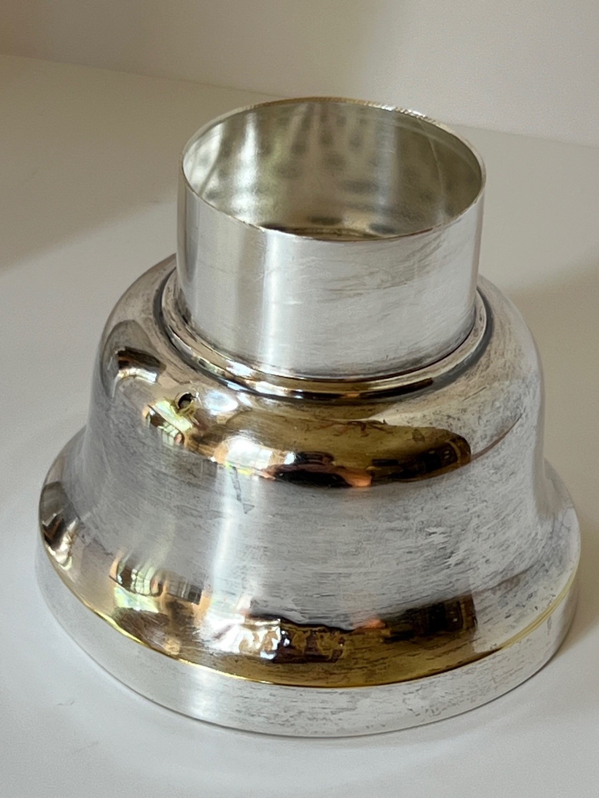 CHAS J HAUCK & SONS SILVER COCKTAIL COMBINATION SHAKER Martini BARWARE 1884