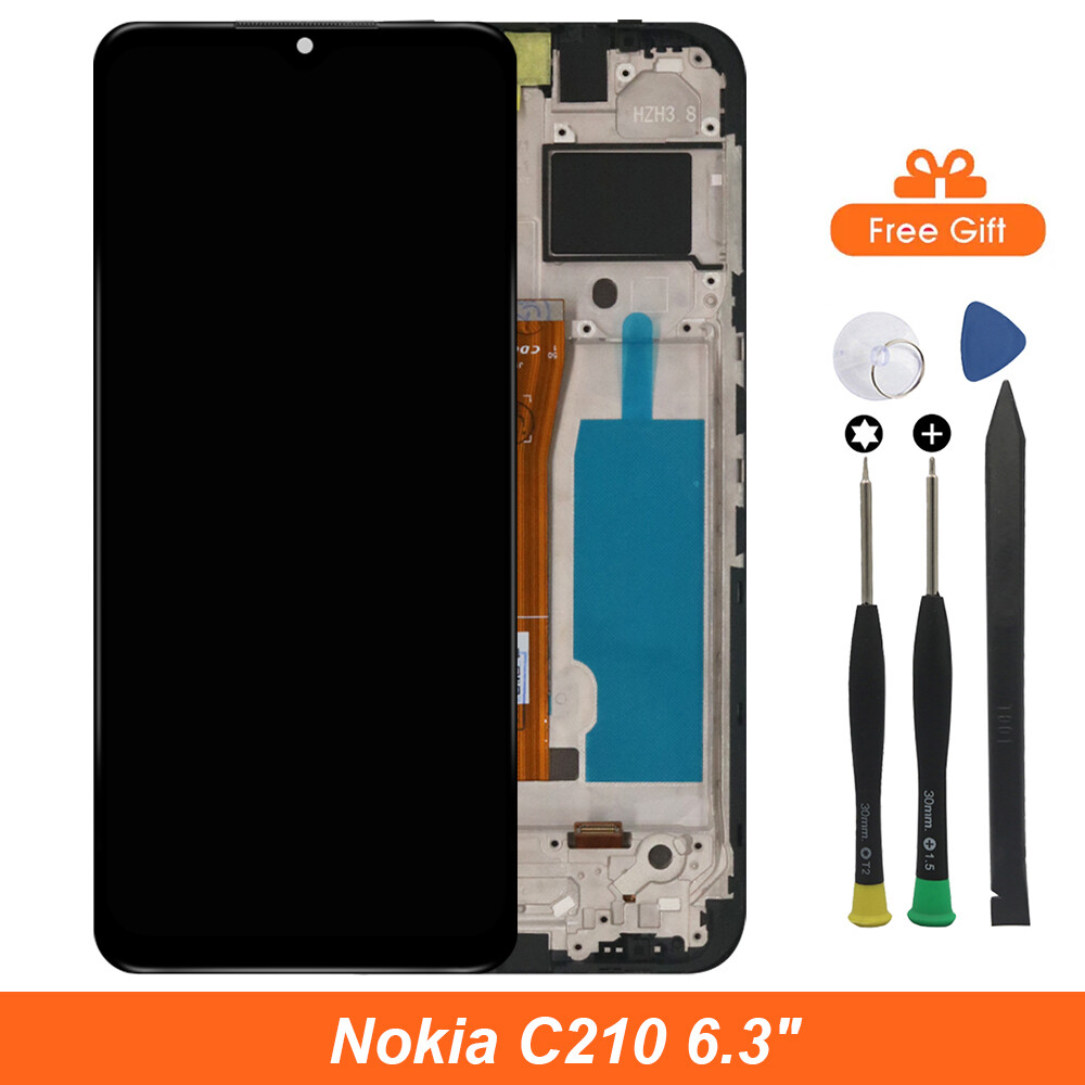 New For Nokia C210 TA-1584 LCD Display Touch Screen Frame Digitizer Replacement