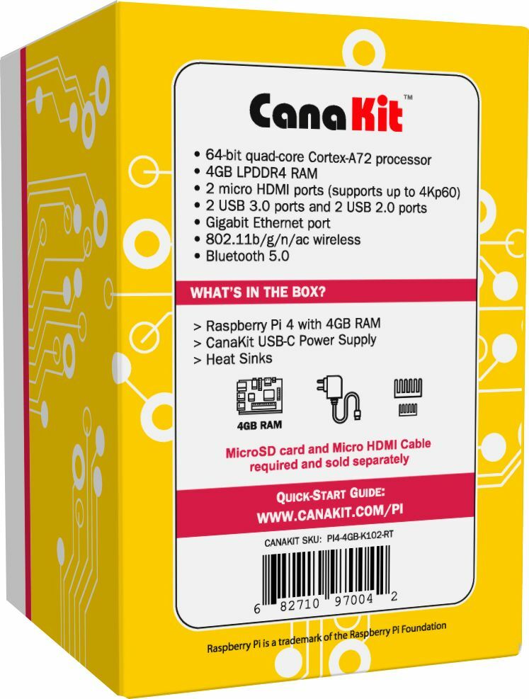 CanaKit - Raspberry Pi 4 Basic Kit
