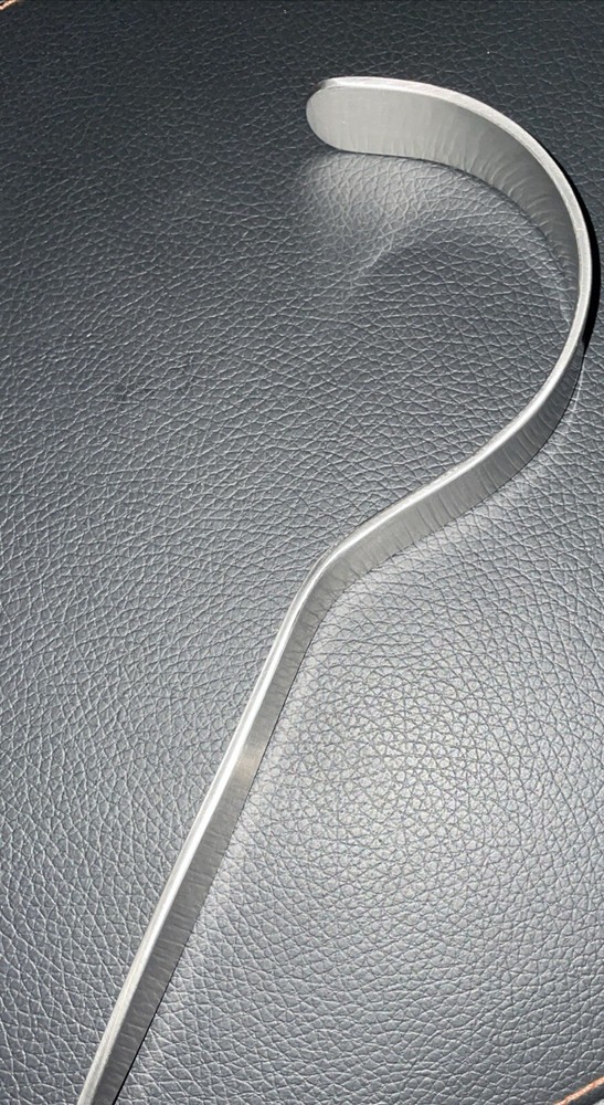 DEAVER Retractor, 1 Inch wide Blade, 8", Flat Grip