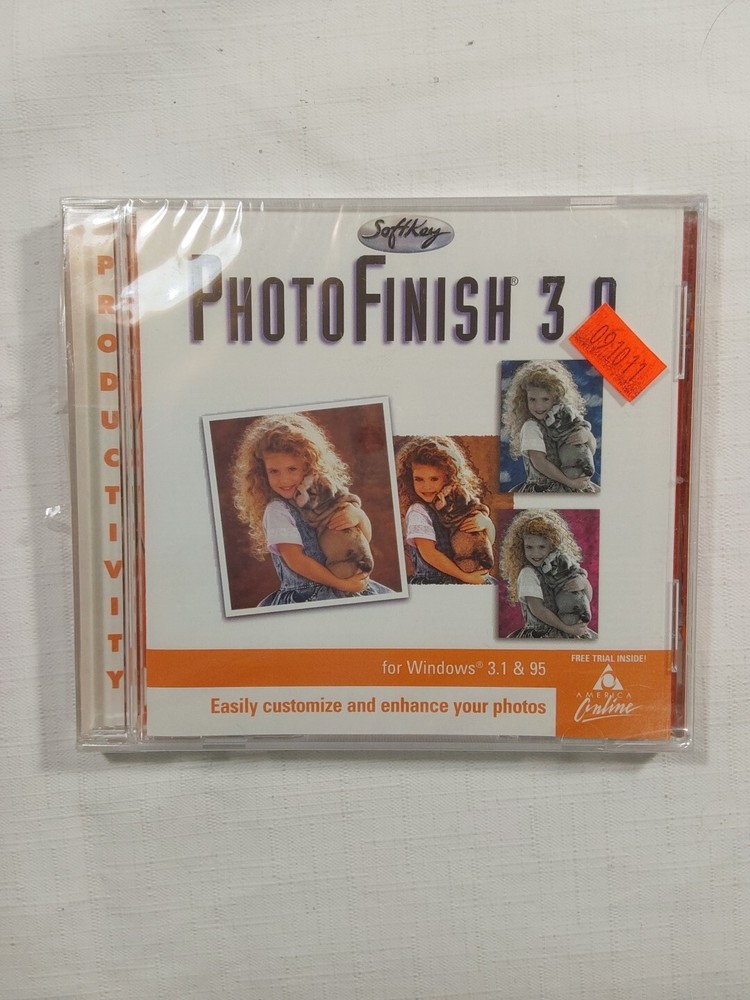 The Learning Company PhotoFinish 3.0 Computer PC Disc Program 1998