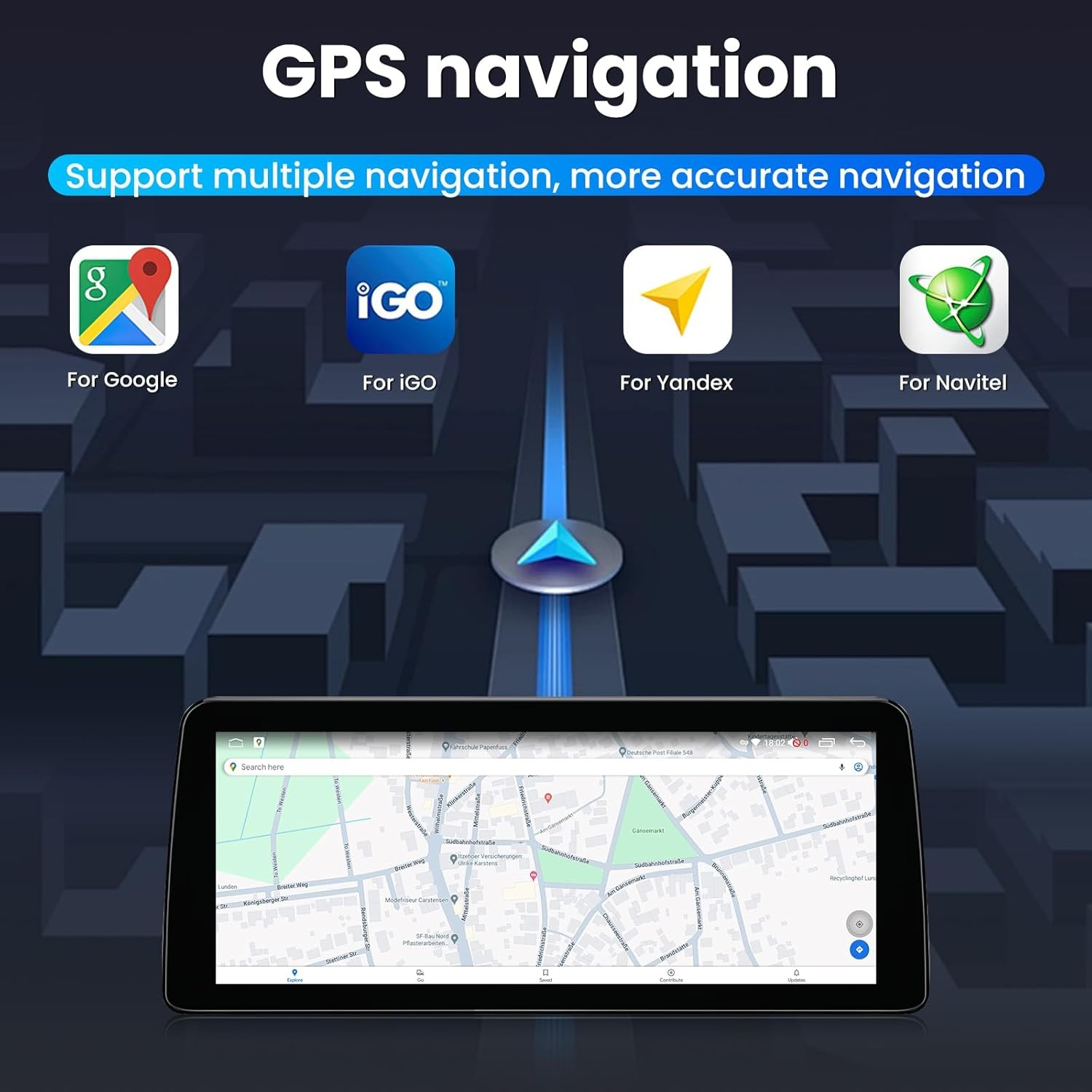 12.3'' For 2019-2022 Toyota RAV4 8Core 4+64G Carplay Stereo Radio GPS Android 13