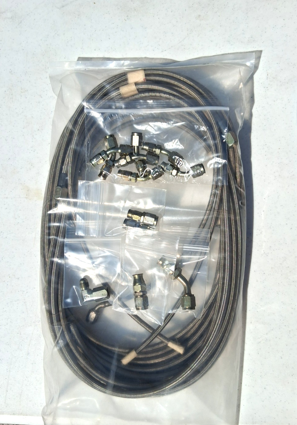 -3 STAINLESS PTFE BRAIDED LINE  & GOODRIDGE FITTINGS