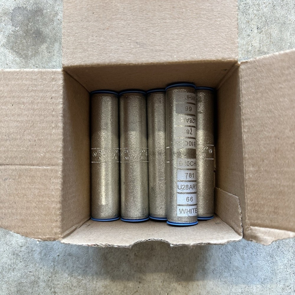 5pk ABB Blackburn ASP40 Aluminum Compression Splice Die Code White AL9CU 90°