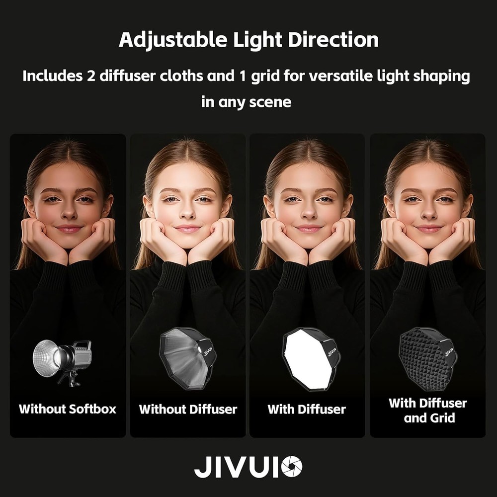 35.4"/90cm Octagonal Softbox, Quick Release Bowens Mount Softbox with Honeyco...