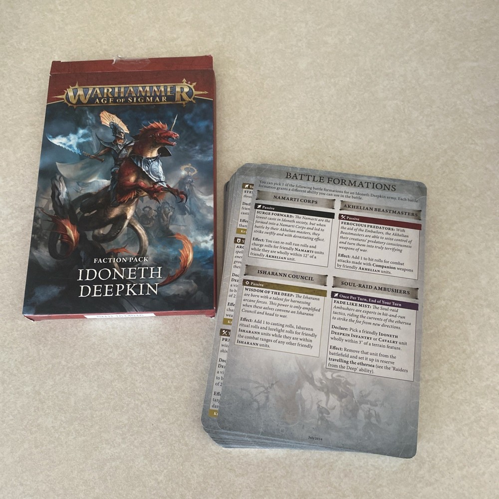 Games Workshop Warhammer AoS Faction Pack IDONETH DEEPKIN