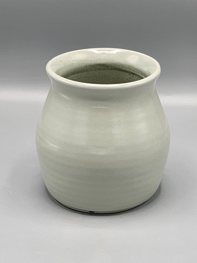 Vintage Hyalyn Pottery Vase Gray