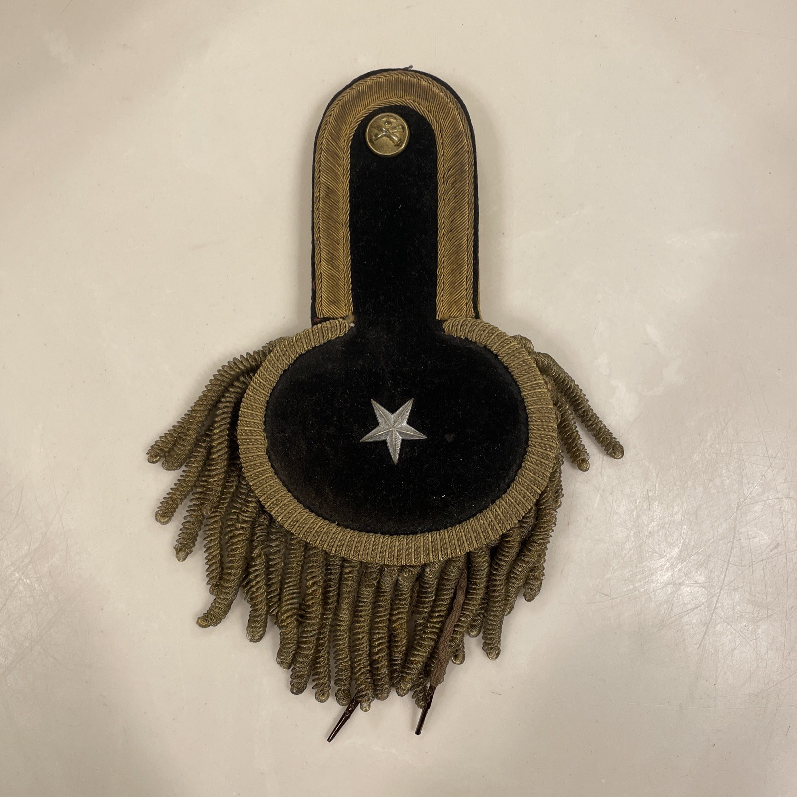 Shoulder Epaulette Military Mid 19th Century Single Piece 1800s Paris