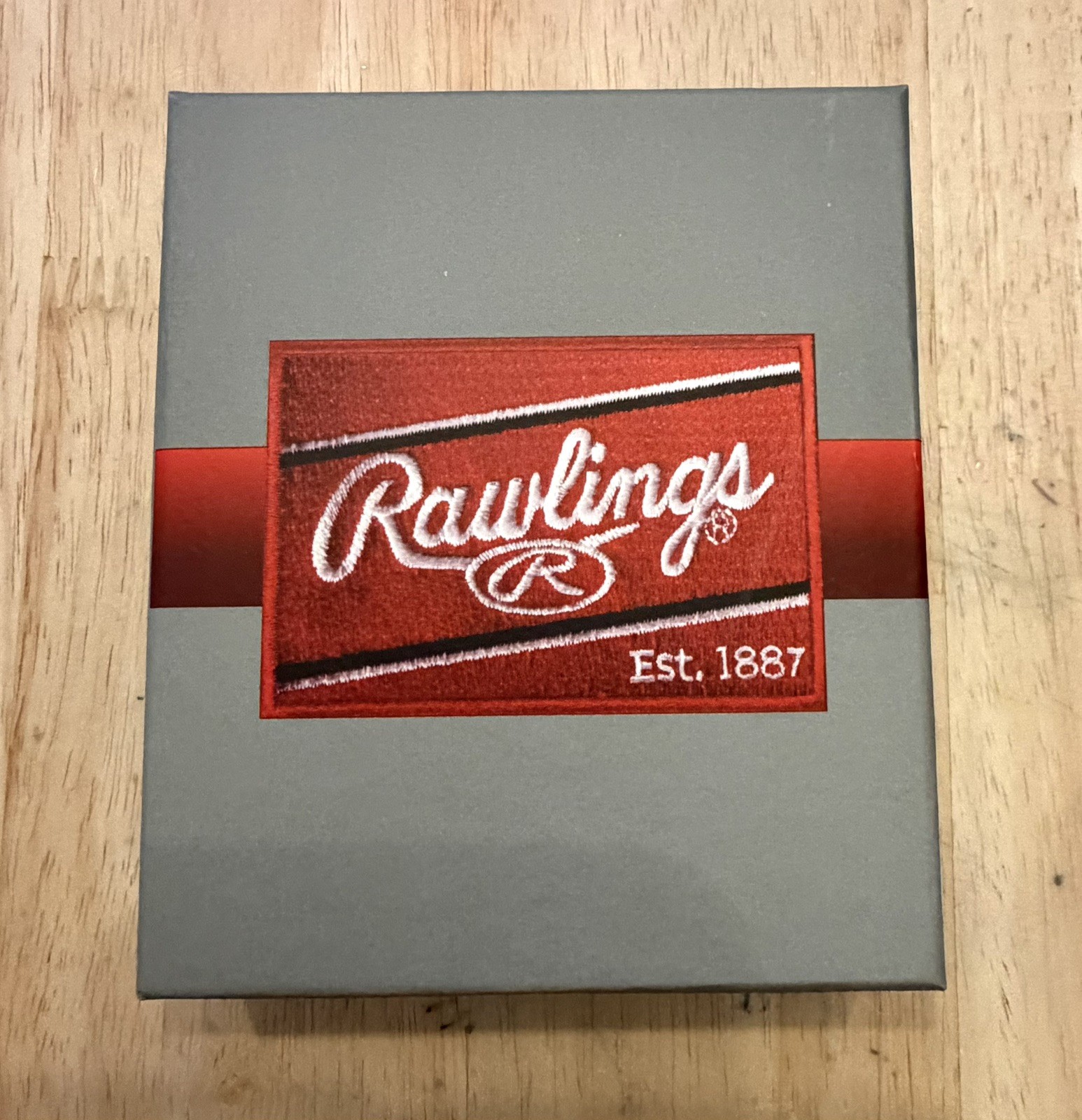 NWT Rawlings Brown Tanned Leather Baseball Stitch Wallet for Men