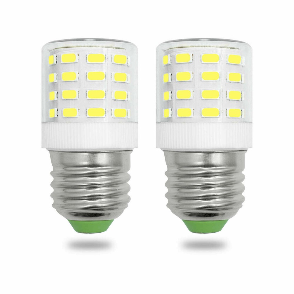 2pcs E27/E26 LED Light Bulb 48-5730 Ceramics Corn Lights fit Refrigerator