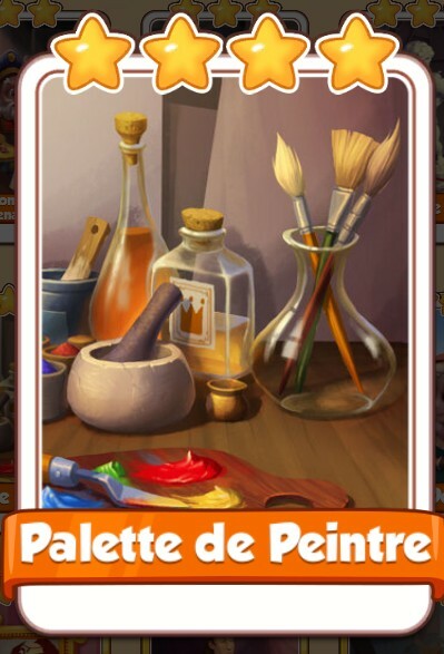 X5 Painter Palette - Coin Master cards