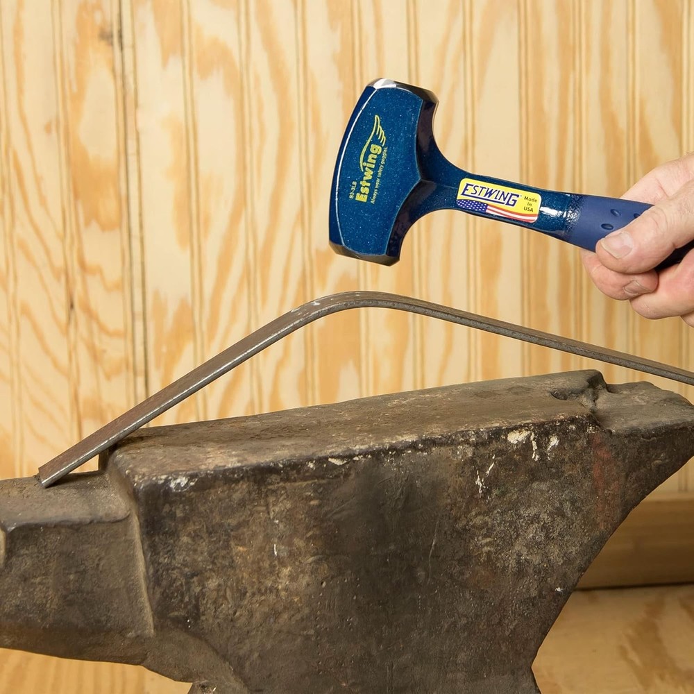 Optimally Designed 3Lb Sledge Hammer with Shock Reduction for Comfort & Control
