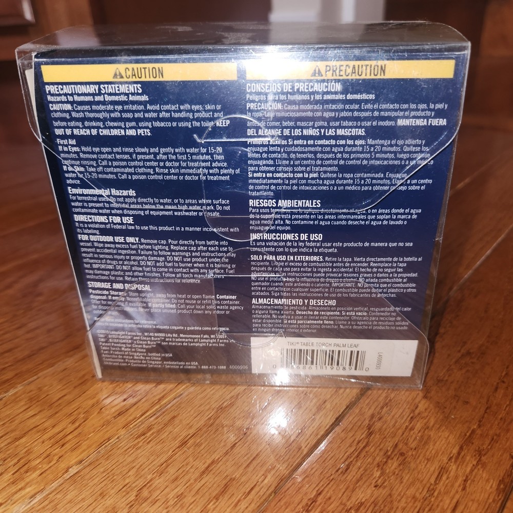 Tiki outdoor table torch