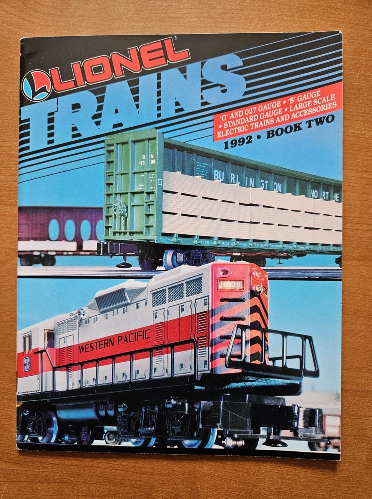 Lionel Trains 1992 Book Two Catalog