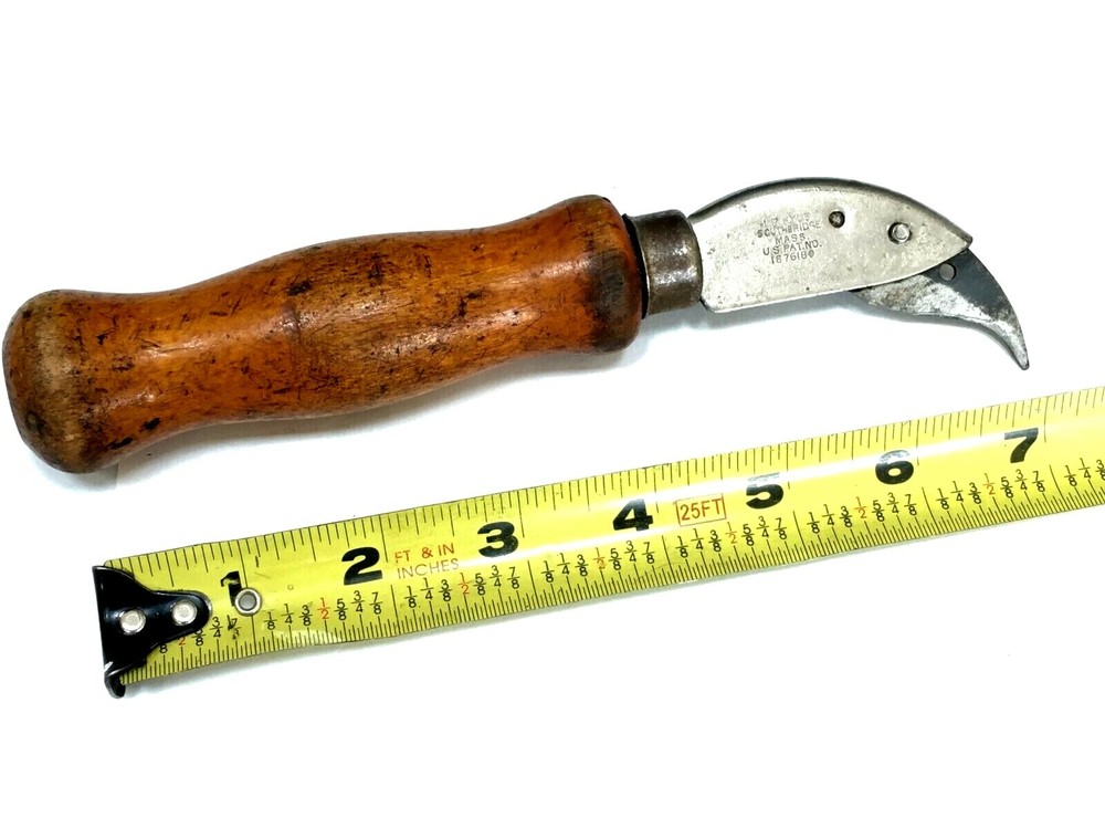 VINTAGE I.P.Hyde Leather Cutting Knife