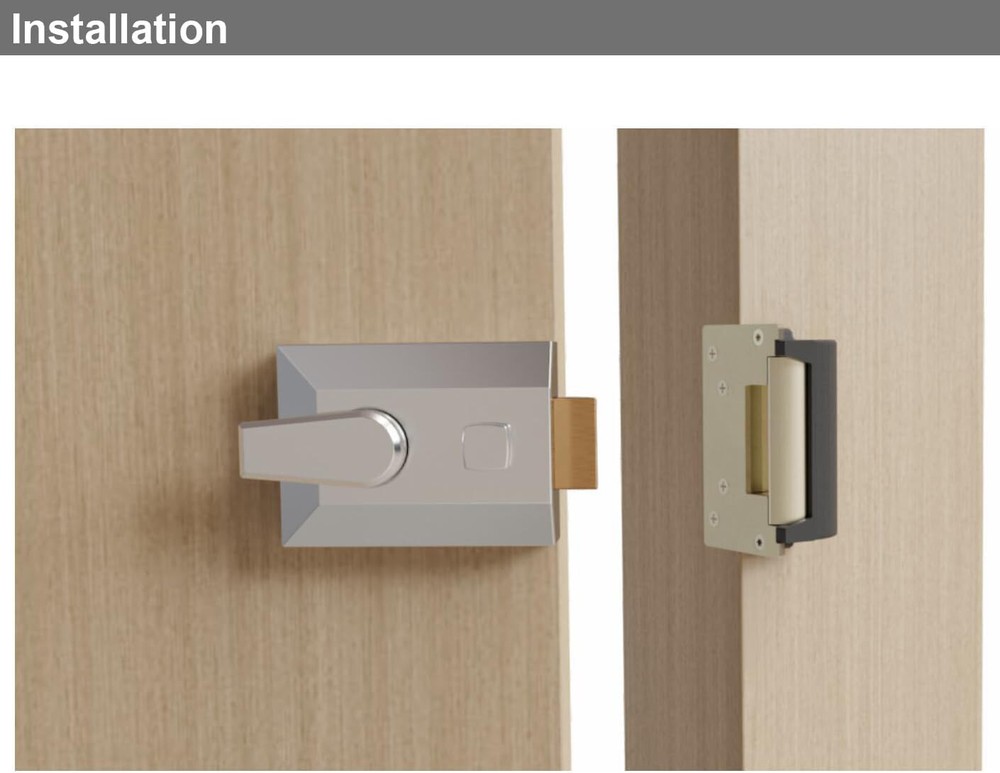 Surface Mount Electric Strike Lock Fail-Secure or Fail-Safe Adjustable