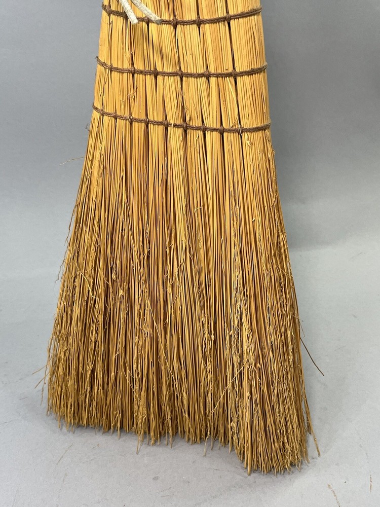Hearth Broom Bone Handle Rustic Primitive Unique 26” Vintage