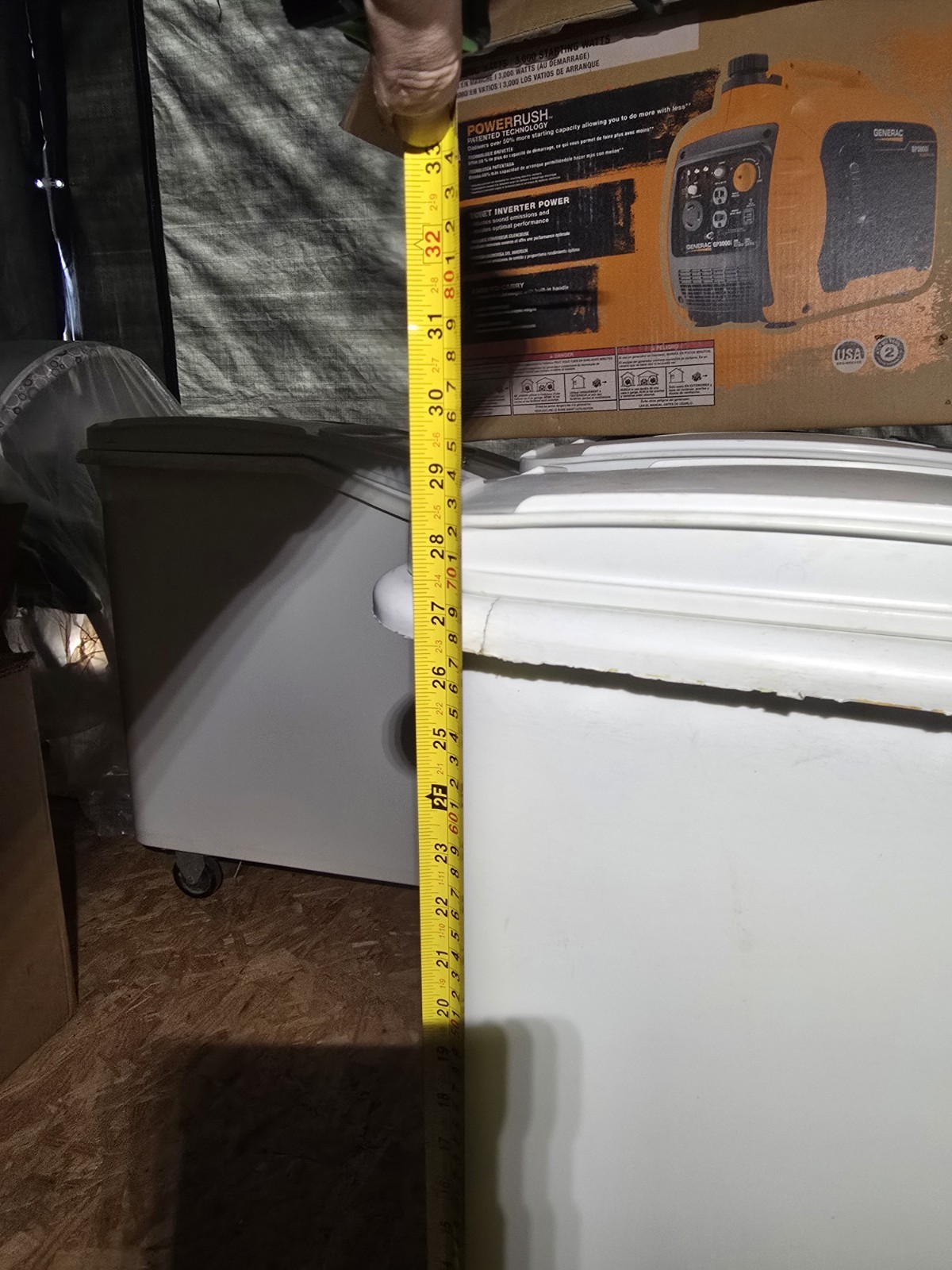 Baker's Lane 21 Gallon / 335 Cup White Slant Top Mobile Ingredient Storage Bin