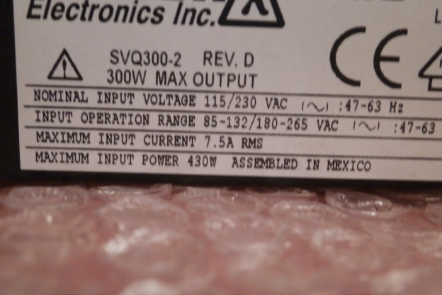 Lambda Electronics SVQ300-2 Power Supply