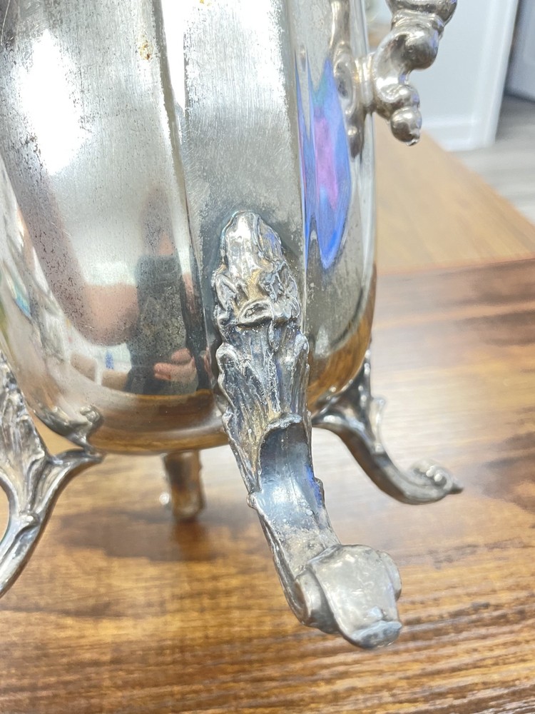 Regency Silver Water Pitcher Victorian Style With Ice Shield