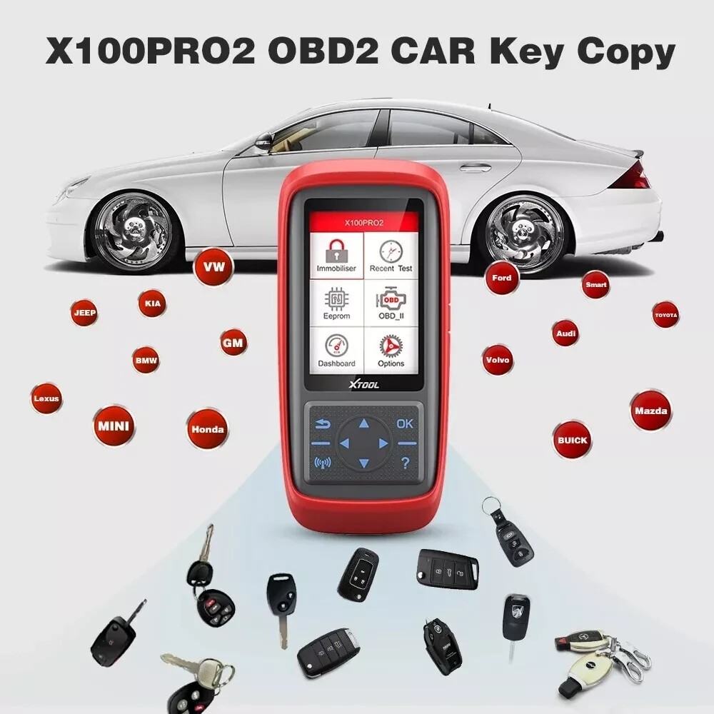 XTOOL X100 Pro2 Auto Key Diagnostic Tool New IMMO Car OBD2 Scanner EEPROM