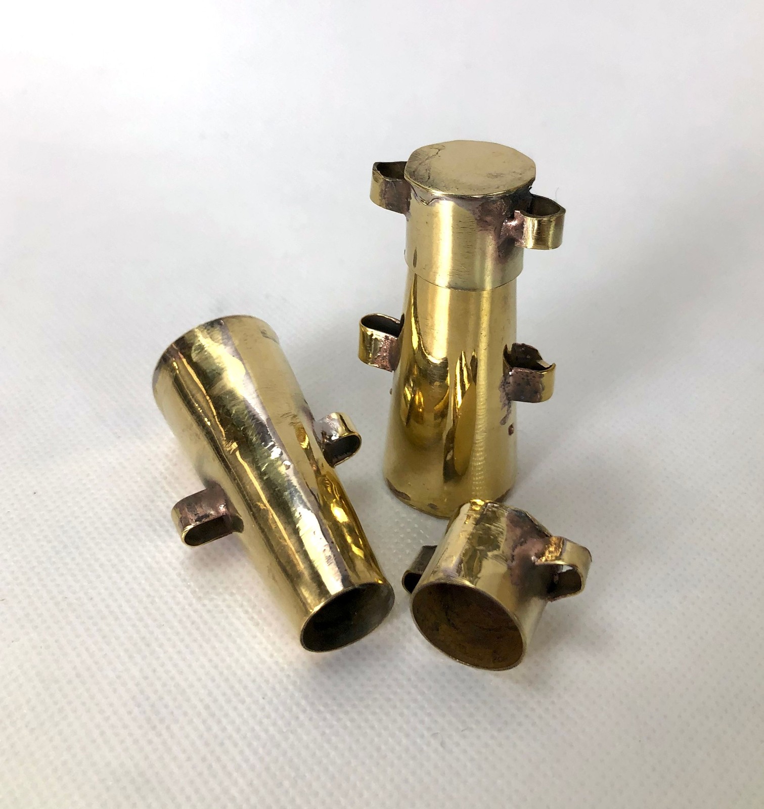 Brass Matchlock Chargers - Brass "Apostles" - 1 pair