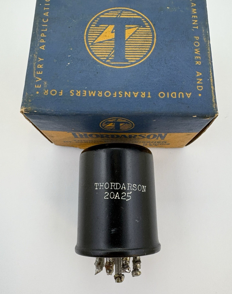 Vintage Thordarson 20A25 Interstage Transformer w/ Original Box