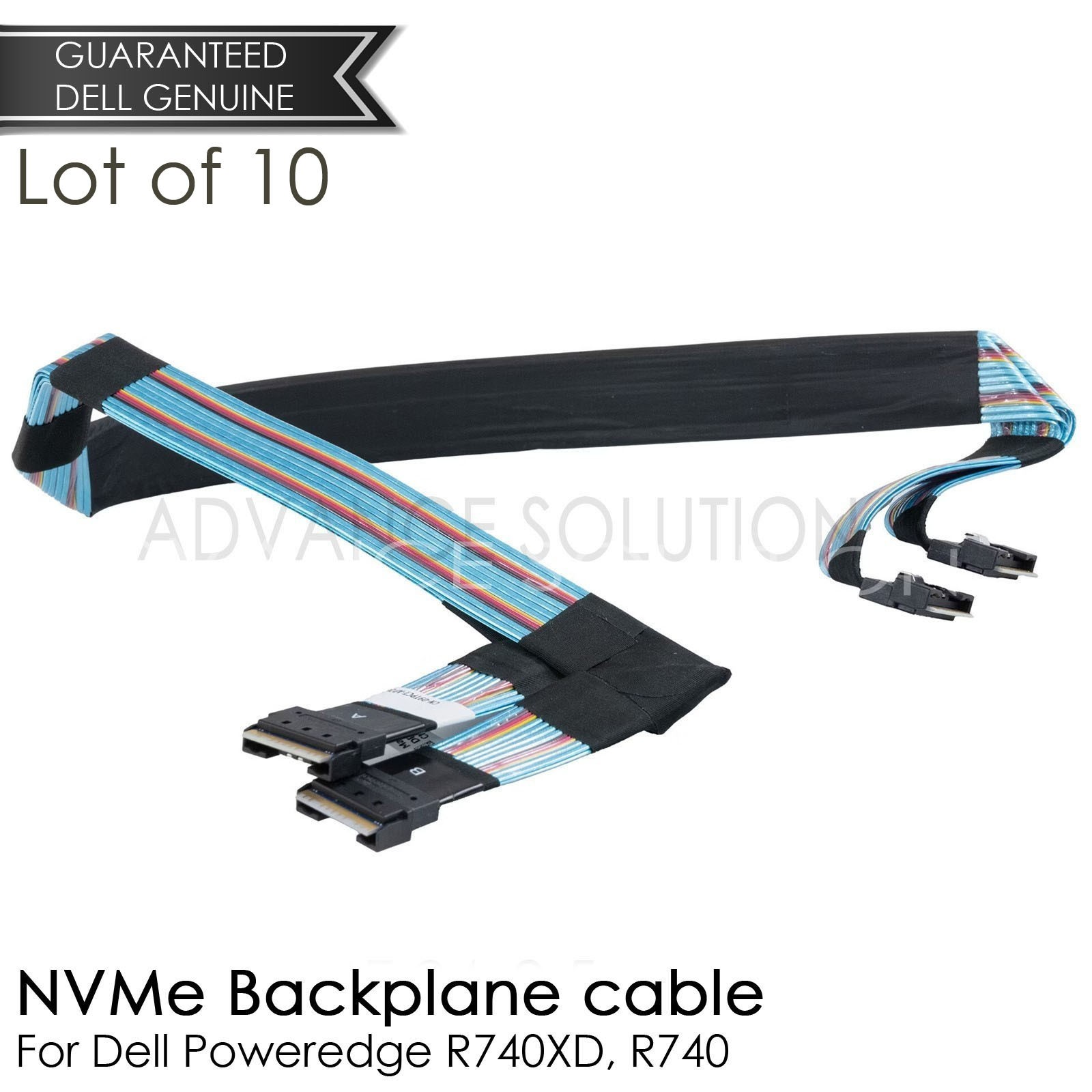 Lot 10 Dell PowerEdge R740xd 24B Server SSD NVMe PCIe Extender Cable 9TPCT 95K27