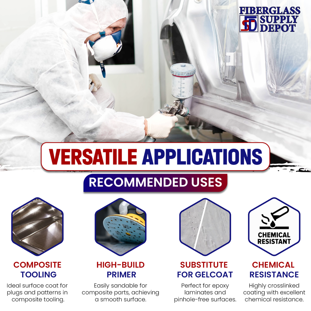 707-002 Duratec Surface Primer Grey with 15cc Hardener- 1 Quart