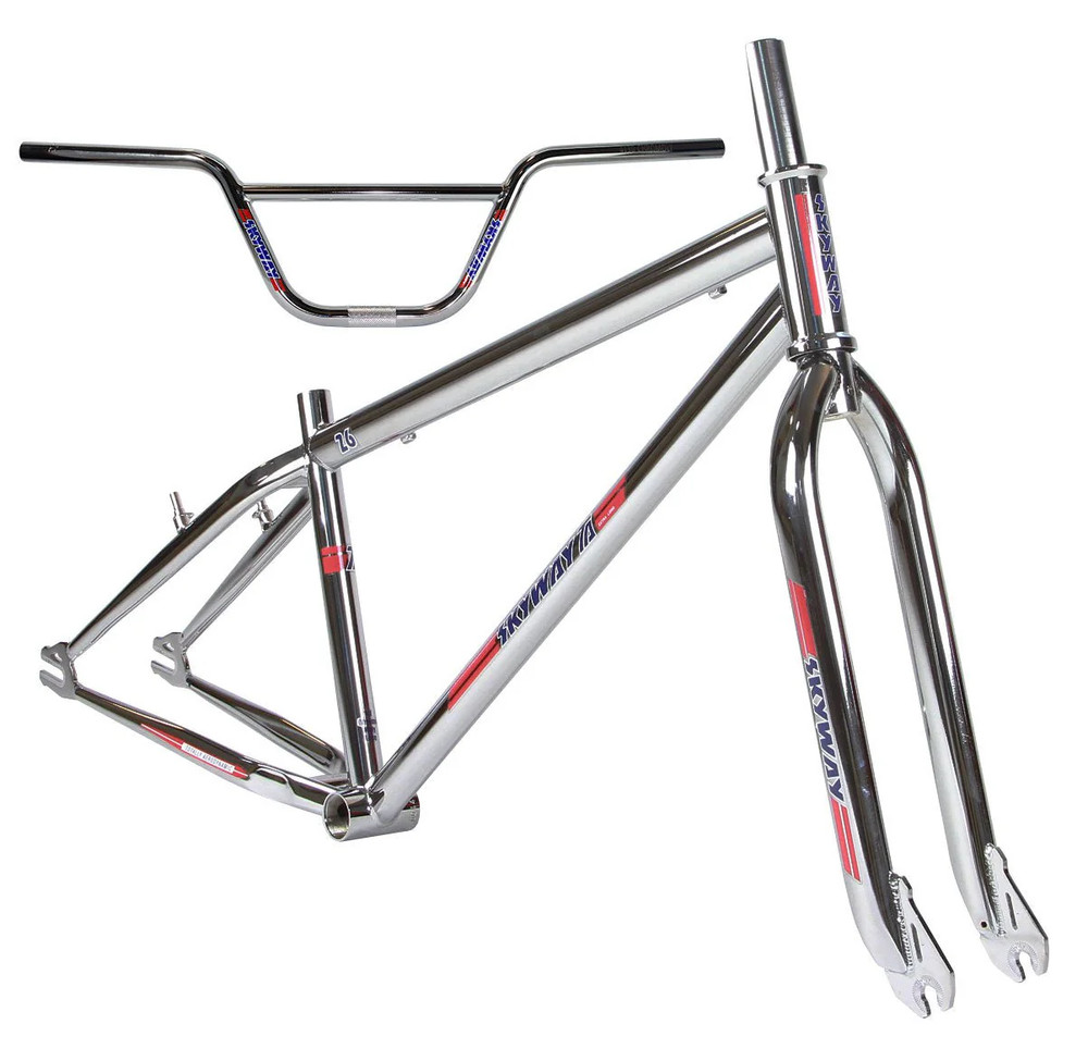 SKYWAY TA Replica Frame/Fork/Bar Kit 26" Chrome