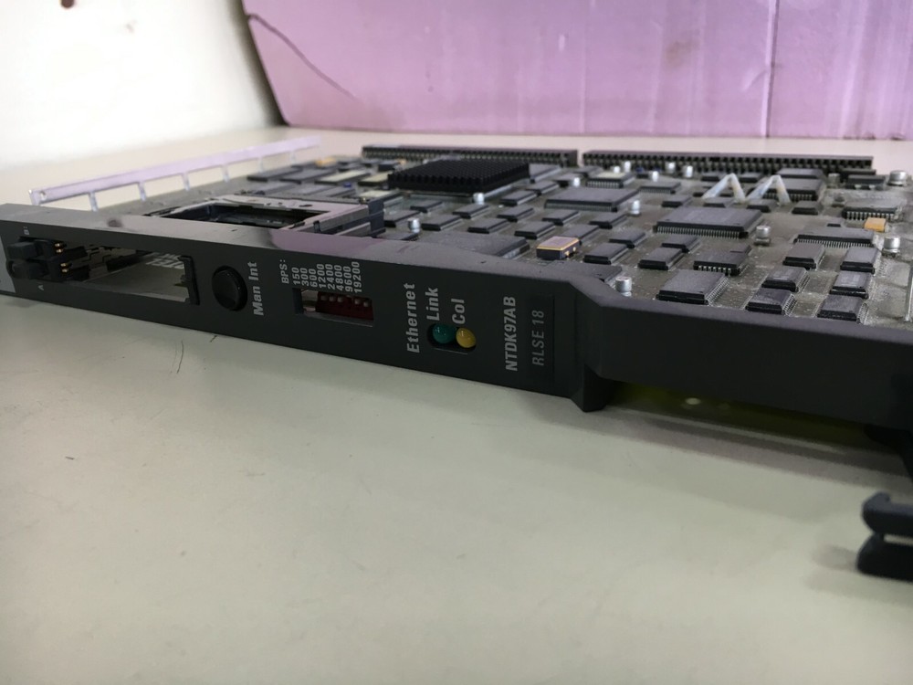 Nortel telecom module card, NTDK97AB RLSE 18 processor card