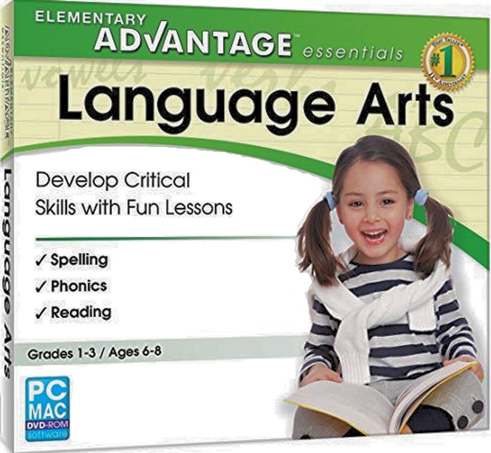 ELEMENTARY ADVANTAGE ESSENTIALS. LANGUAGE ARTS. SPELLING, PHONICS, AND  READING